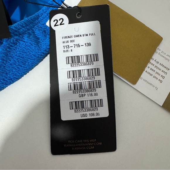 Vix Paula Hermanny Firenze Jade Sweetheart Top Gwen Bottom Bikini Small - Picture 16 of 16